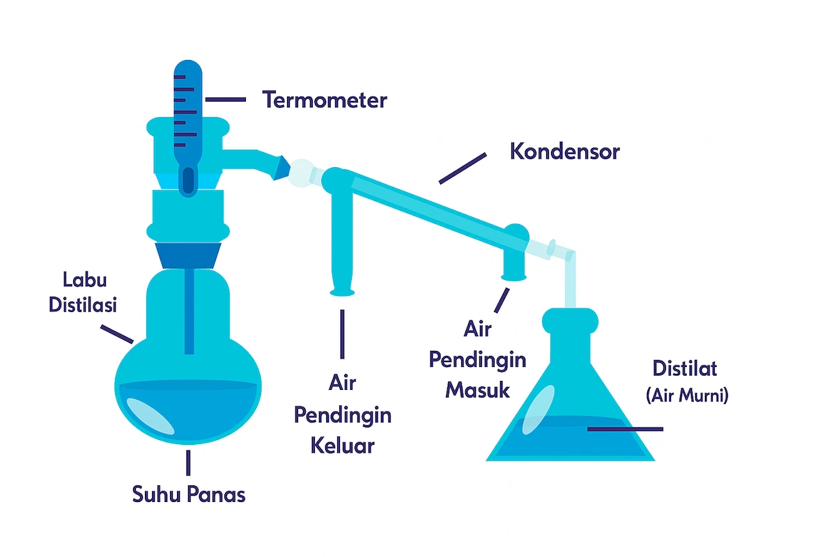 Proses Pembuatan Air Suling